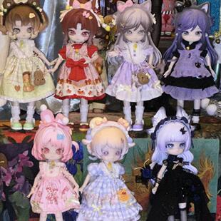 正版现货米甜物语奇幻森林BJD盲盒12分可动人偶娃衣摆件潮玩礼物