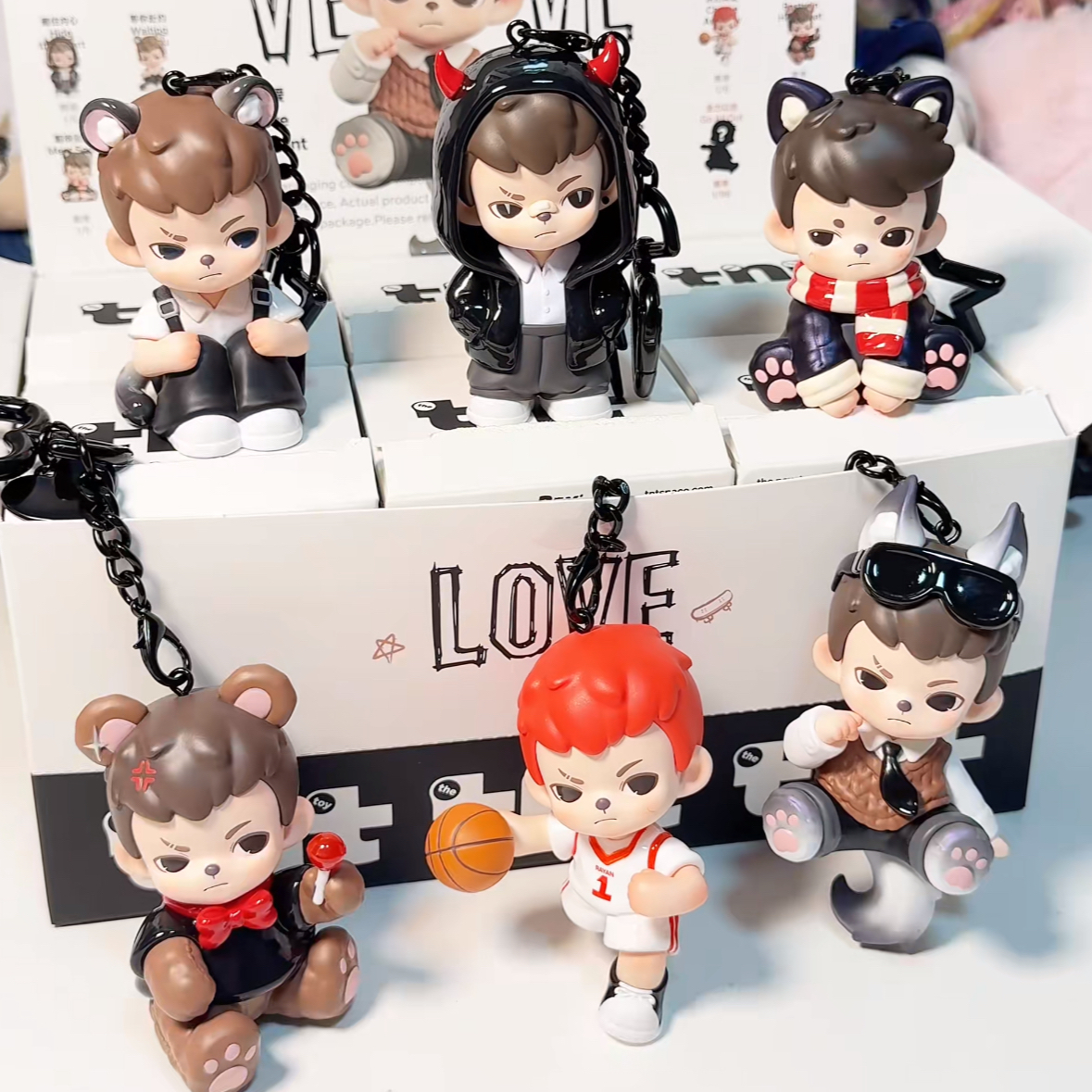 现货正版TNTSPACE Rayan哥哥热爱系列挂伴盲盒潮玩手办包包挂件