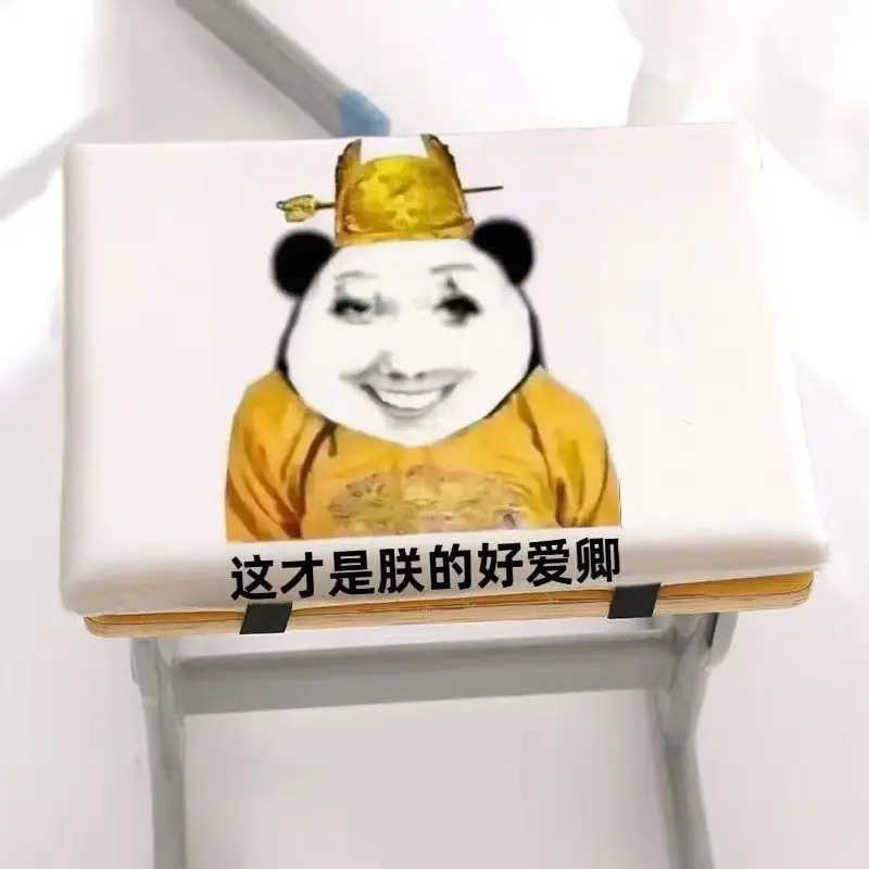 龙图皇帝表情定制椅垫办公室椅子凳子教室防滑久坐学生坐垫屁股