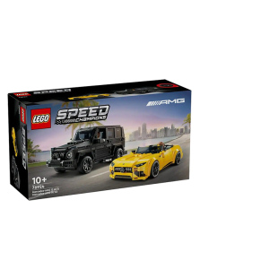 乐高积木超级赛车speed系列76924梅赛德斯奔驰AMG G63 SL63玩具