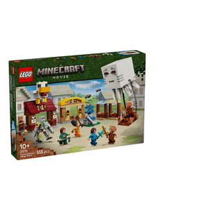 LEGO乐高我的世界21273恶魂气球村庄攻袭男女孩拼装积木玩具礼物