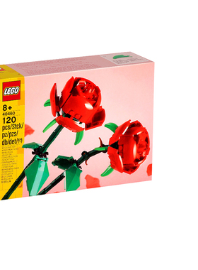 LEGO乐高2024新款积木拼装40460情人节玫瑰花花束情人节礼物玩具