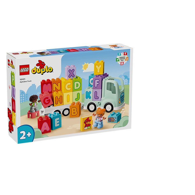 乐高LEGO得宝系列10421百趣字母卡片儿童益智拼装玩具积木摆件