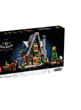 乐高玩具正品积木拼搭益智百变高手10275圣诞精灵俱乐部礼物收藏