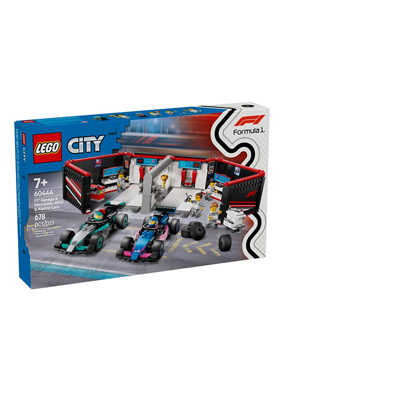 乐高城市系列车库积木