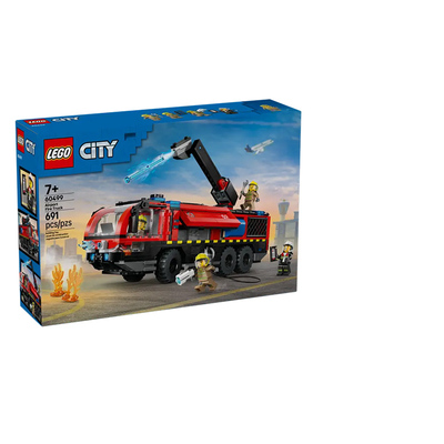 乐高城市系列60499机场消防车儿童益智男女孩拼搭积木玩具礼物