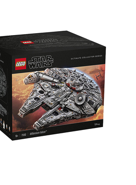 LEGO乐高正品积木男孩玩具成人高难度星球大战75192豪华千年隼