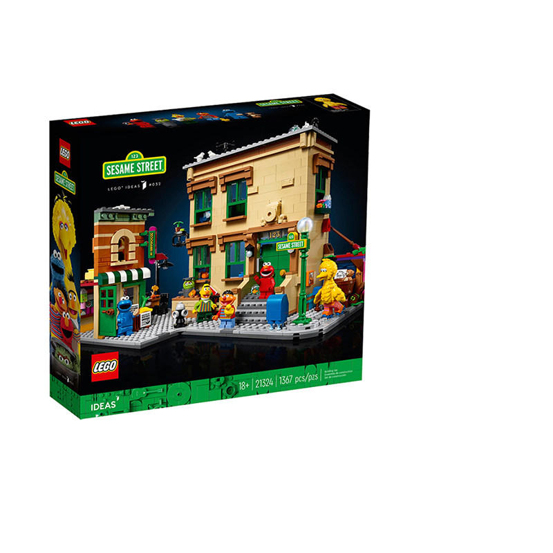 乐高正品积木拼搭玩具ideas系列21324芝麻街男孩女孩收藏礼物成人