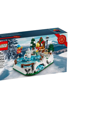LEGO乐高40416 冬季溜冰场圣诞礼物男孩女孩益智拼搭积木玩具