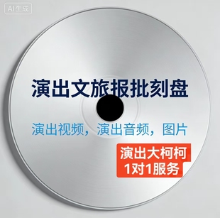 演出文旅报批报备刻光盘艺人演出音频视频图片