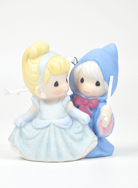 仙度瑞拉公主与神仙教母陶瓷