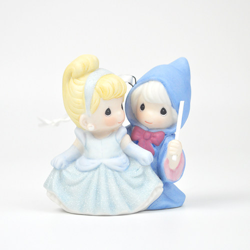 仙度瑞拉公主与神仙教母陶瓷