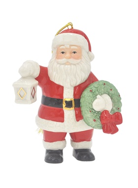 Cershar Lenox圣诞老人陶瓷儿童房装饰摆件圣诞节圣诞树装饰挂件