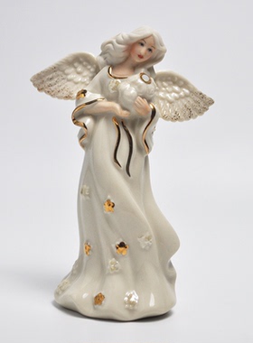 出口守护天使装饰摆件女孩节日