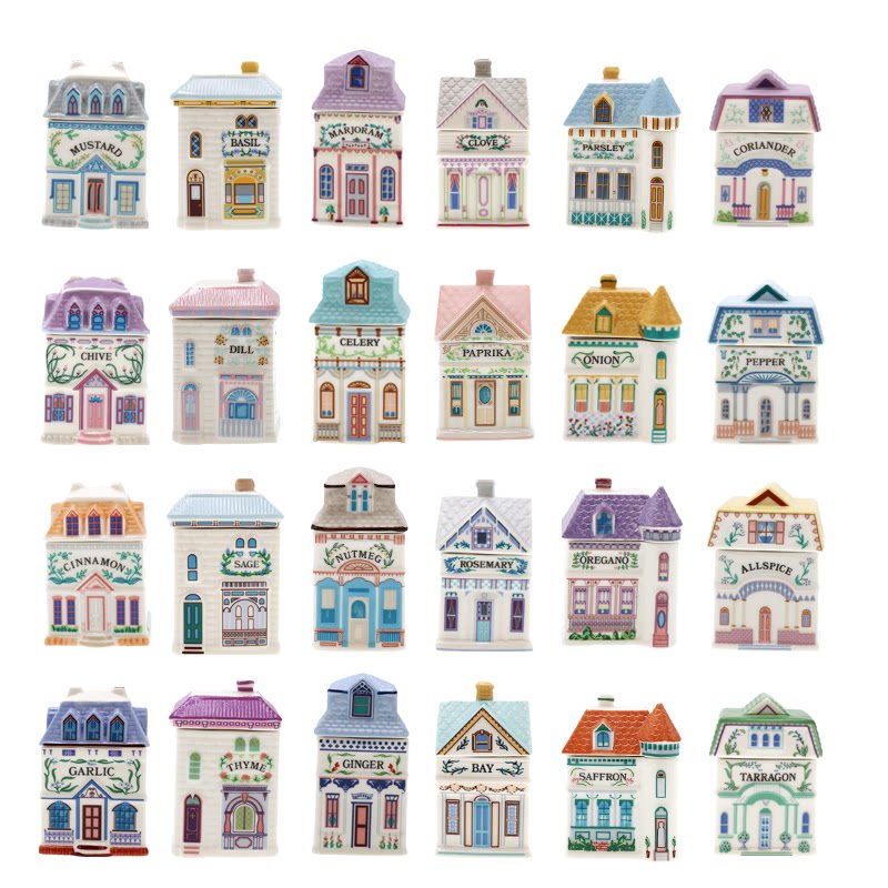 Cershar lenox 小房子 香料罐调味罐陶瓷装饰摆件