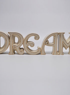 立体描金陶瓷摆件梦想礼物装饰品