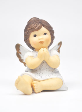 儿童房德国limpke小天使陶瓷摆件