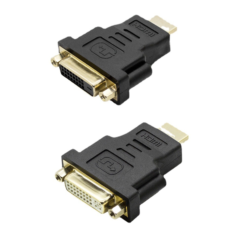 HDMI公转DVI24+5母转接头HD2DVI
