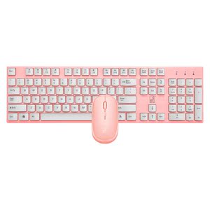 追光豹8820超薄炫彩无线键鼠套装笔记本台机一体机通用巧克力键鼠