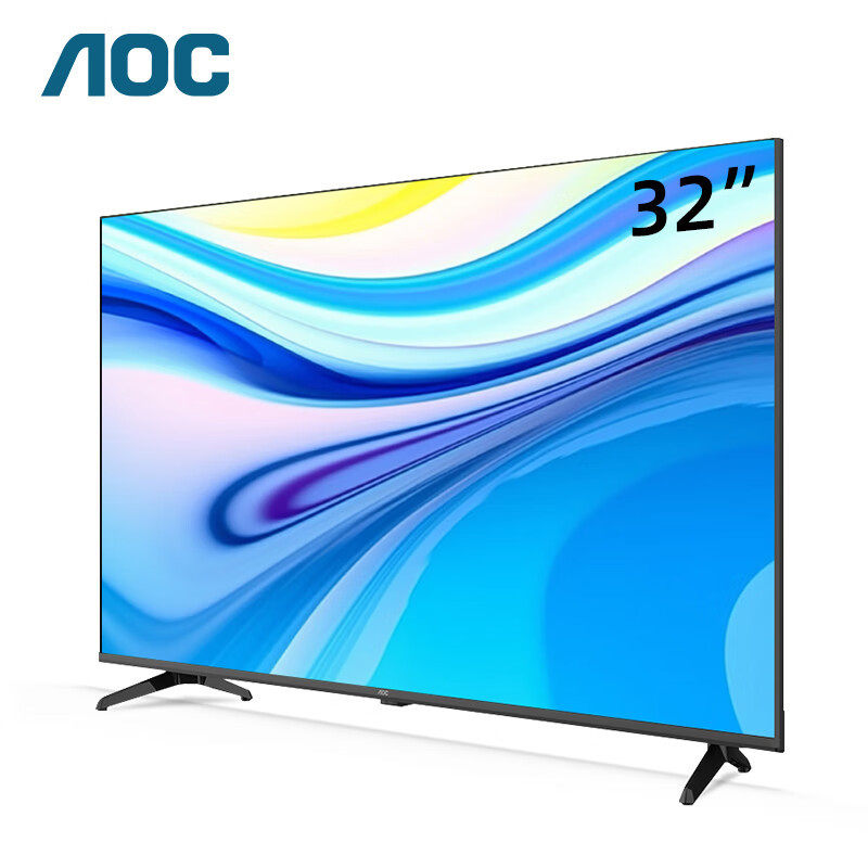 AOC显示屏32英寸超薄全面屏 HDMI接口内置音箱 LED高清显示屏32M7