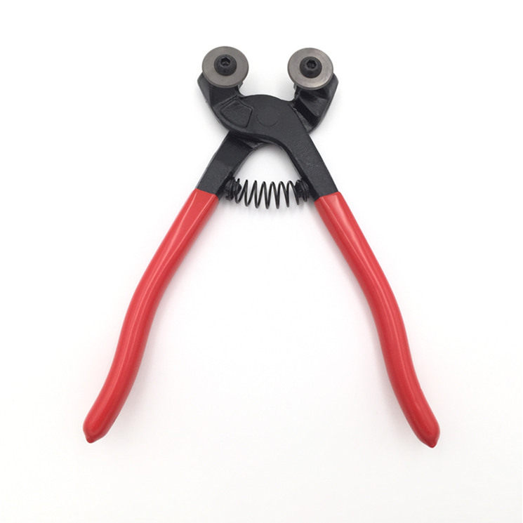 8寸马赛克剪刀圆口钳玻璃顶切瓷砖平口钳玻璃掰片修边瓷砖圆嘴钳