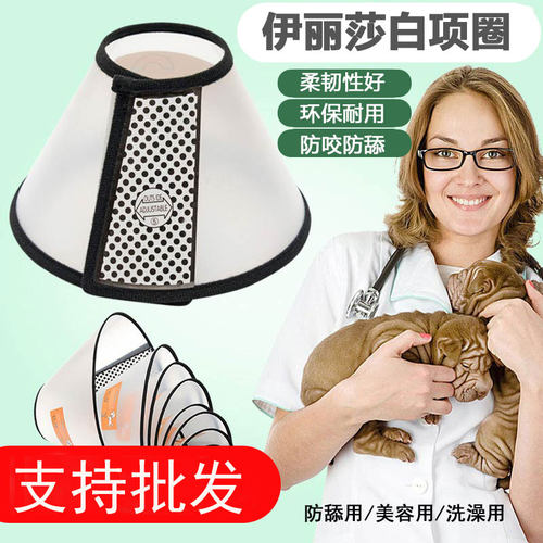 伊丽莎白狗狗头罩防咬猫项圈