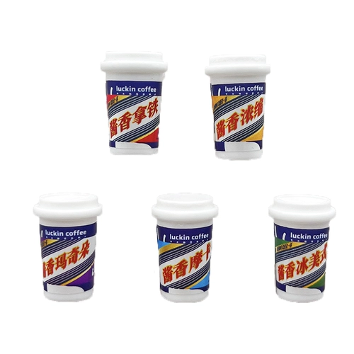 Реалистичные кофейные серьги, заколка для волос, чехол для телефона, маленький круглосуточный магазин с аксессуарами, «сделай сам»