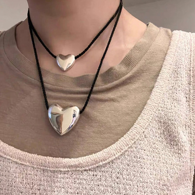 AnnikaInez纯银女锁骨链项链