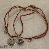 定制韩代小众设计mars25基础手绳南瓜手绳叠戴925纯银手工简约