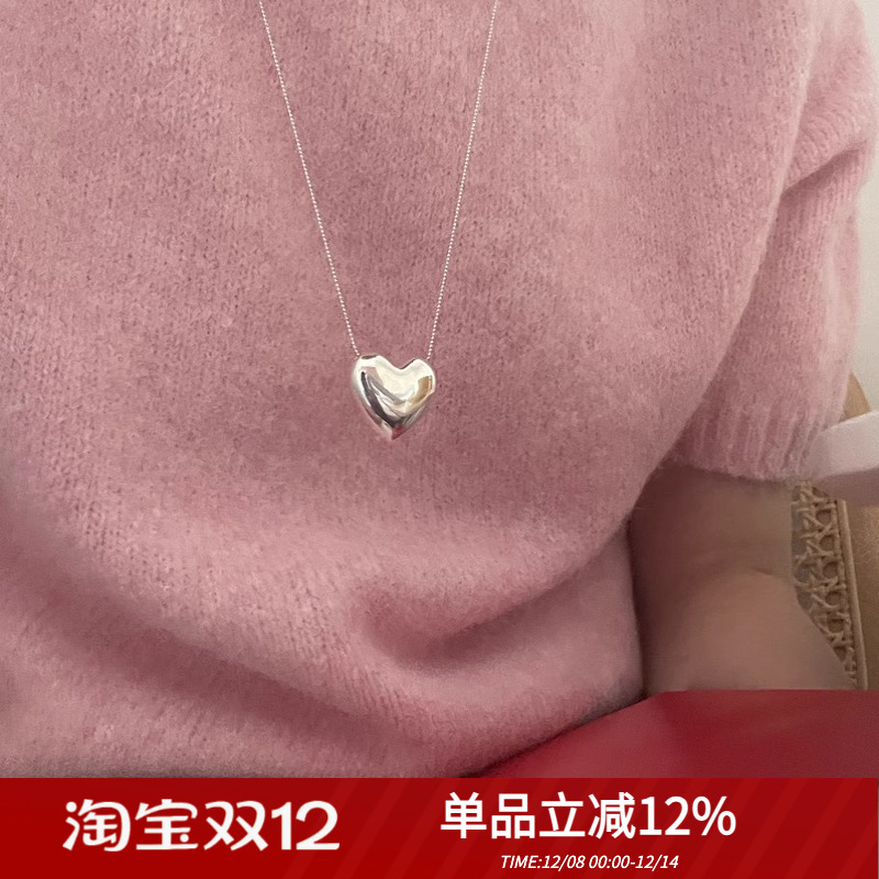 韩国纯银925女极简毛衣链