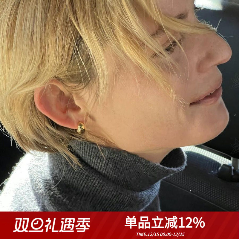 thebarnnet银复古女简约耳钉