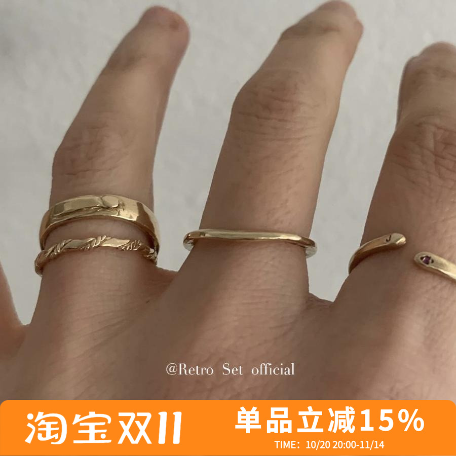 MARS25女925银小众手工戒指