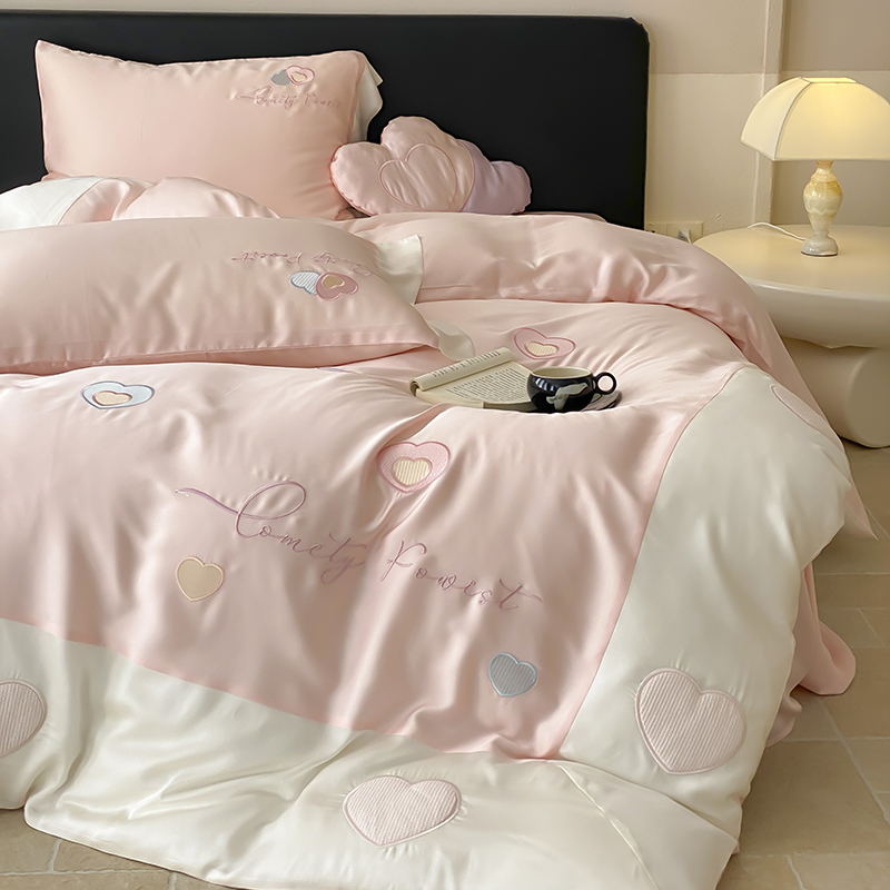 高端夏季刺绣60支天丝床上用品