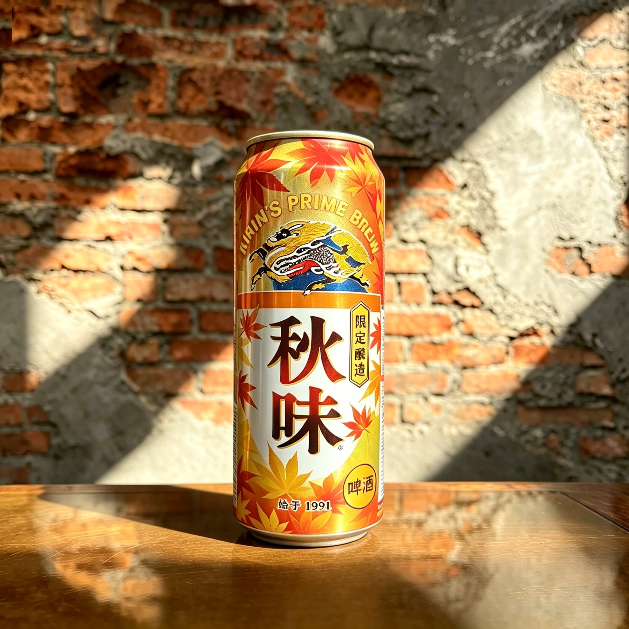 KIRIN麒麟一番榨秋味秋季限定罐装无糖精酿啤酒500ml