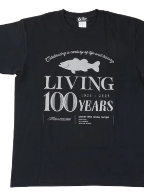 25新款TAILWALK 短袖钓鱼服 BASS 100th × FULLRANGE T-SHIRT