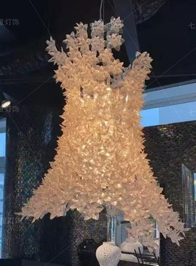 流星水晶长裙晏会大厅轻奢吊灯