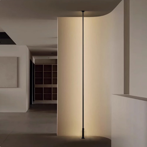长条灯顶天立地简约现代极简灯具