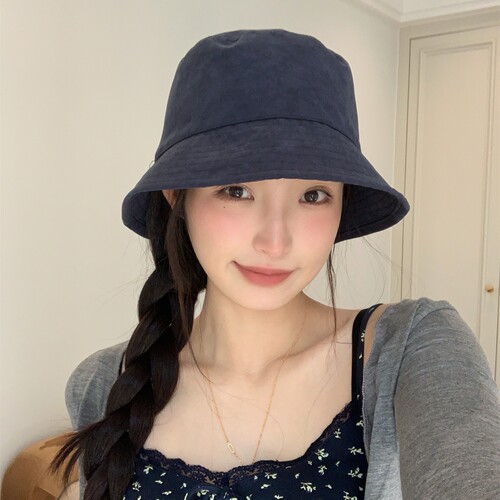新款春夏薄款双面复古渔夫帽女