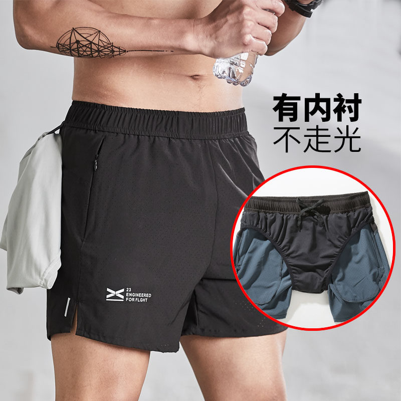 防走光速干运动短裤男图片