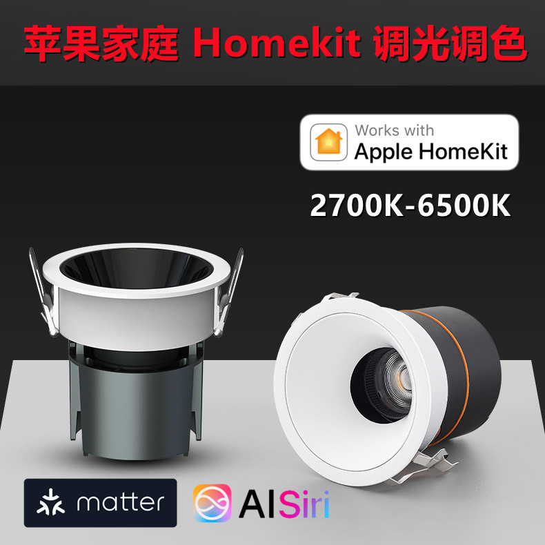 Homekit苹果家庭Matter筒灯射灯