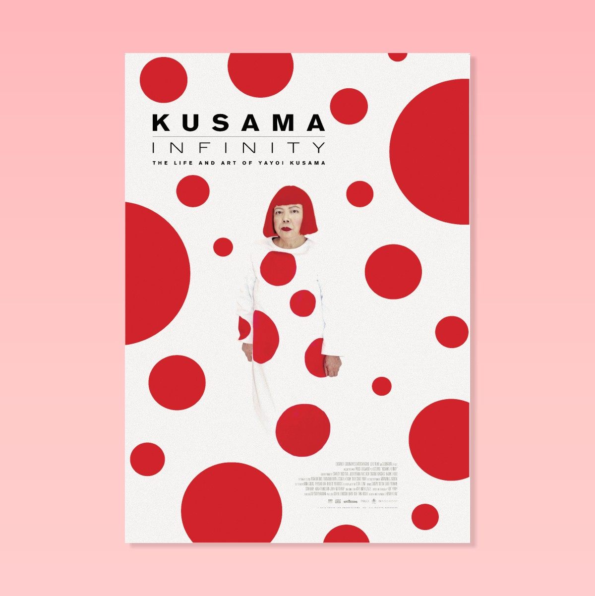 草间弥生的生活电影海报房间卧室工作室桌面装饰画墙贴小众风