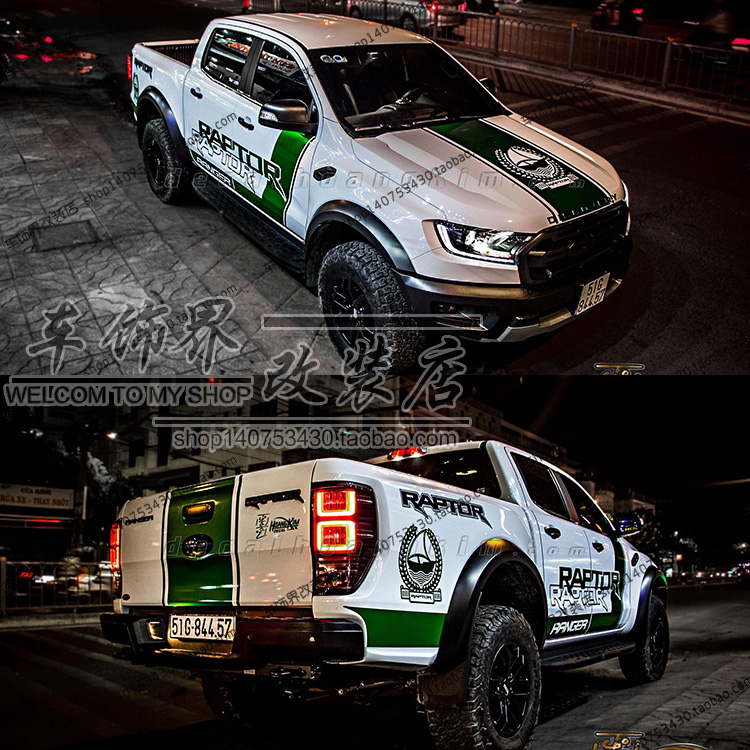 适用于猛禽f150车贴长城炮域虎车身越野拉花牧马人风骏57迪拜警车