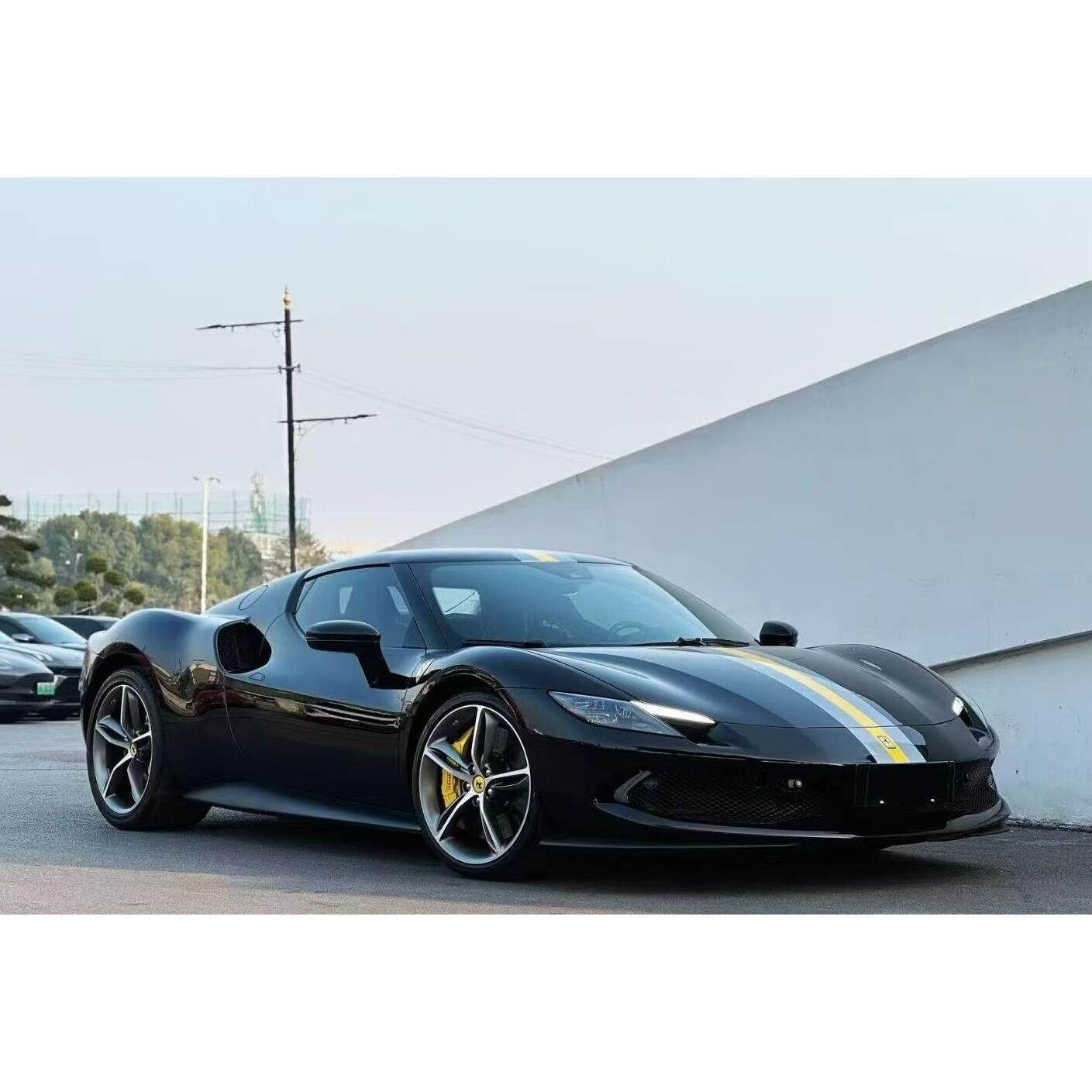 法拉利296车贴拉花 罗马 488 458 SF90跑车改装个性贴纸装饰彩贴