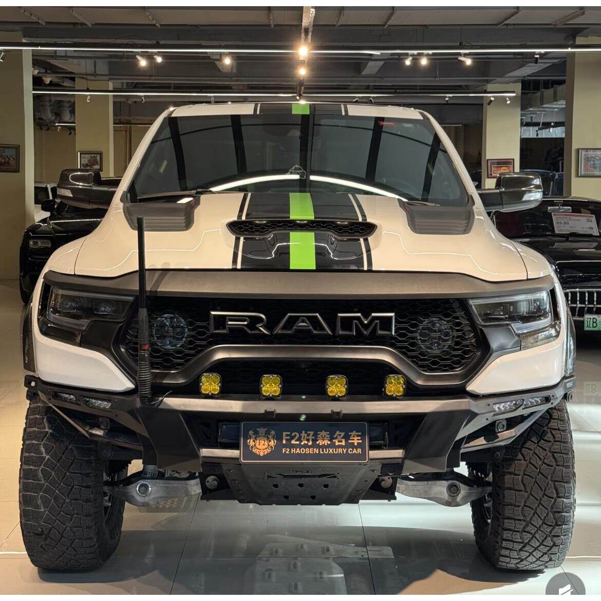 道奇霸王龙TRX个性改装饰拉花皮卡车身贴纸机盖赛车版车贴画彩贴