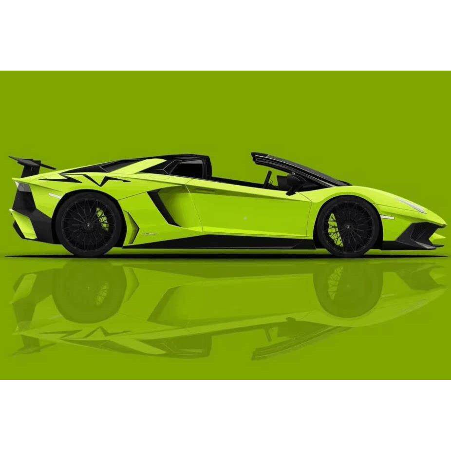 兰基尼ae兰博基尼nVtador大牛IP750v专用S极速闪电标志汽车贴纸拉