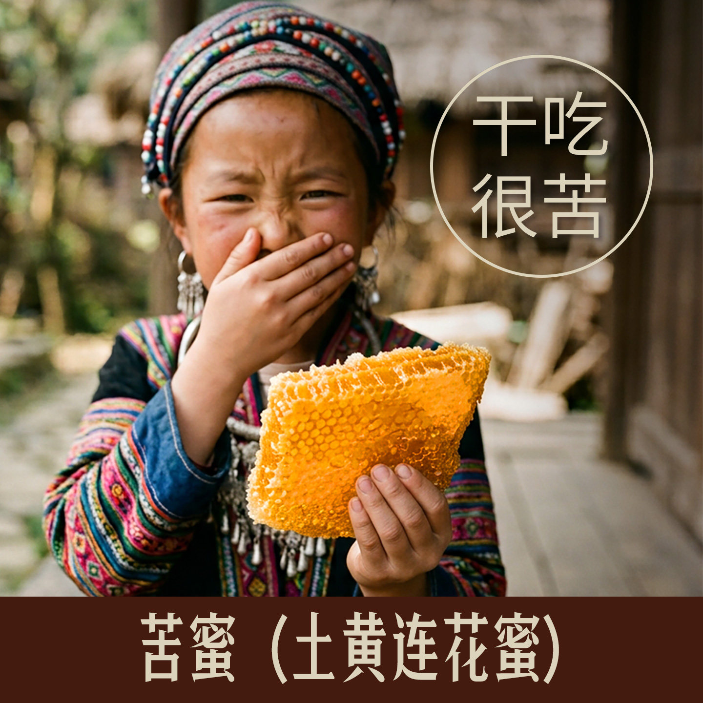 云南苦蜜野生蜂蜜 药花蜜 纯正天然百花蜜农家自产木桶土蜂蜜