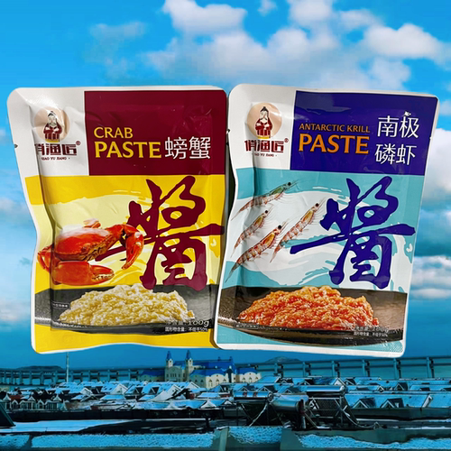 俏渔匠熟酱大连特产螃蟹南极磷虾