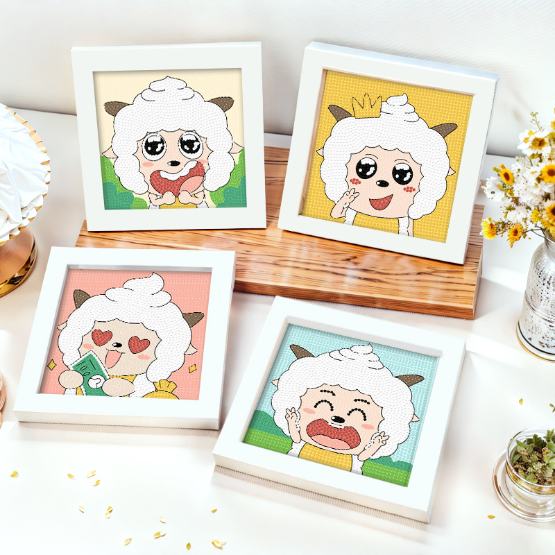 喜洋洋钻石贴画儿童手工diy材料