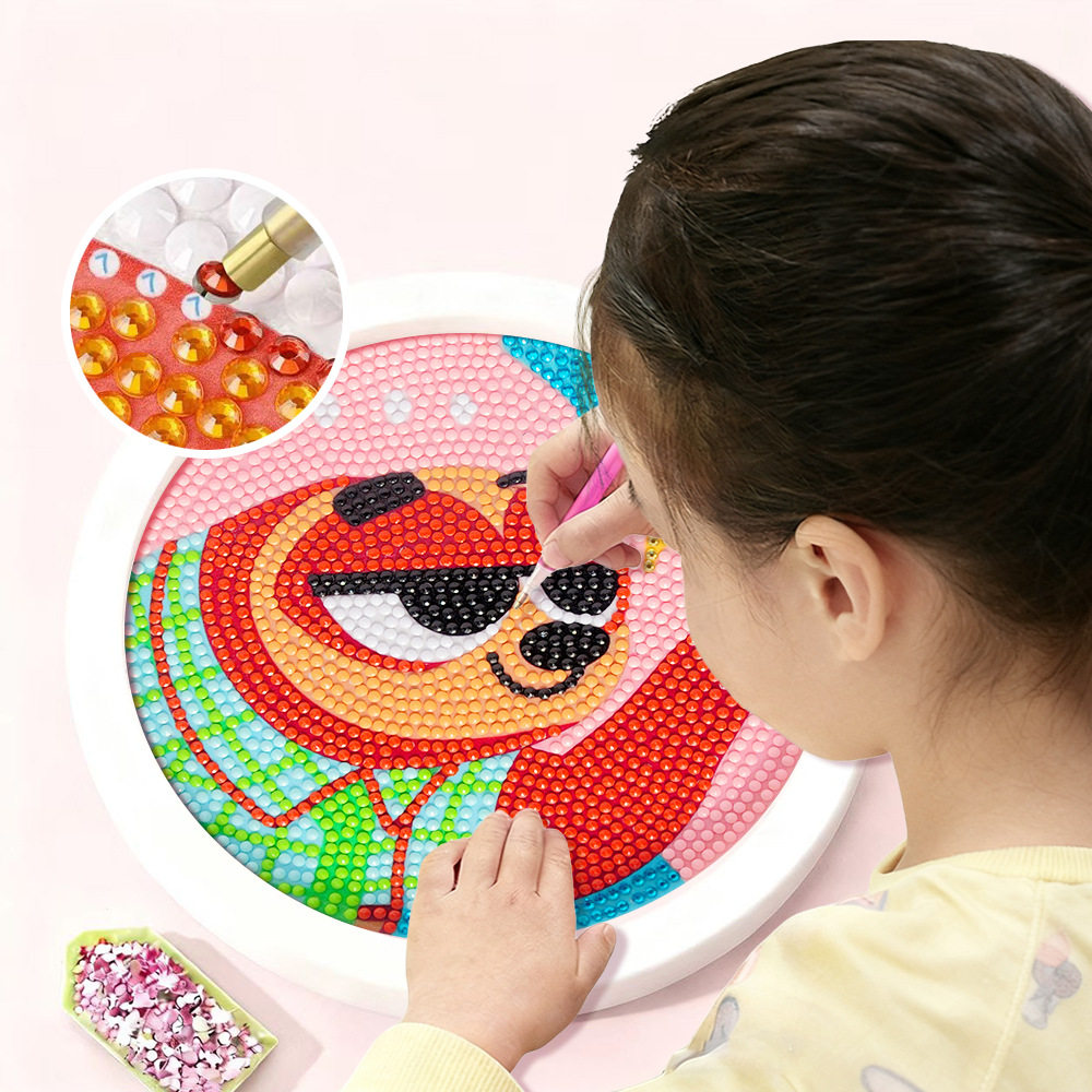 疯狂动物城5D钻石画满钻儿童手工DIY元旦制作新年材料兔子粘贴画