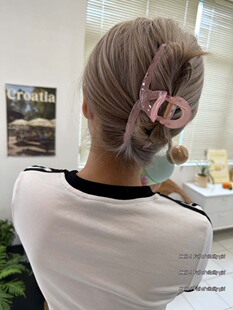 元 抓夹大号发夹盘发交叉发夹女优雅气质鲨鱼夹后脑勺抓夹 气满满